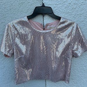 Michael Kors sequin top and matching skirt